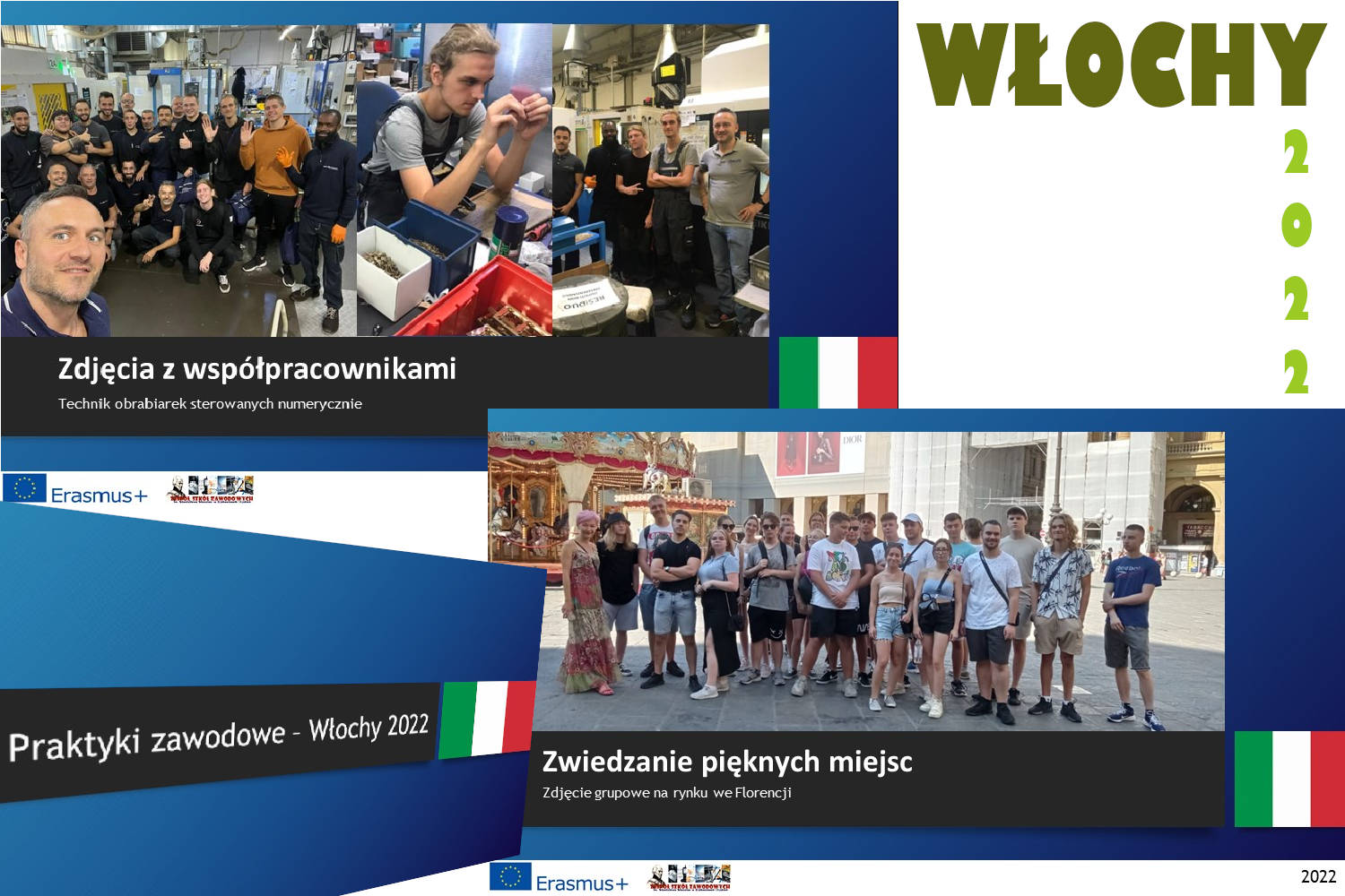 Praktyki zawodowe ERASMUS+ Włochy 2022