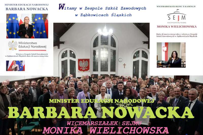 Minister Edukacji Narodowej Barbara Nowacka z wizytą w naszej szkole