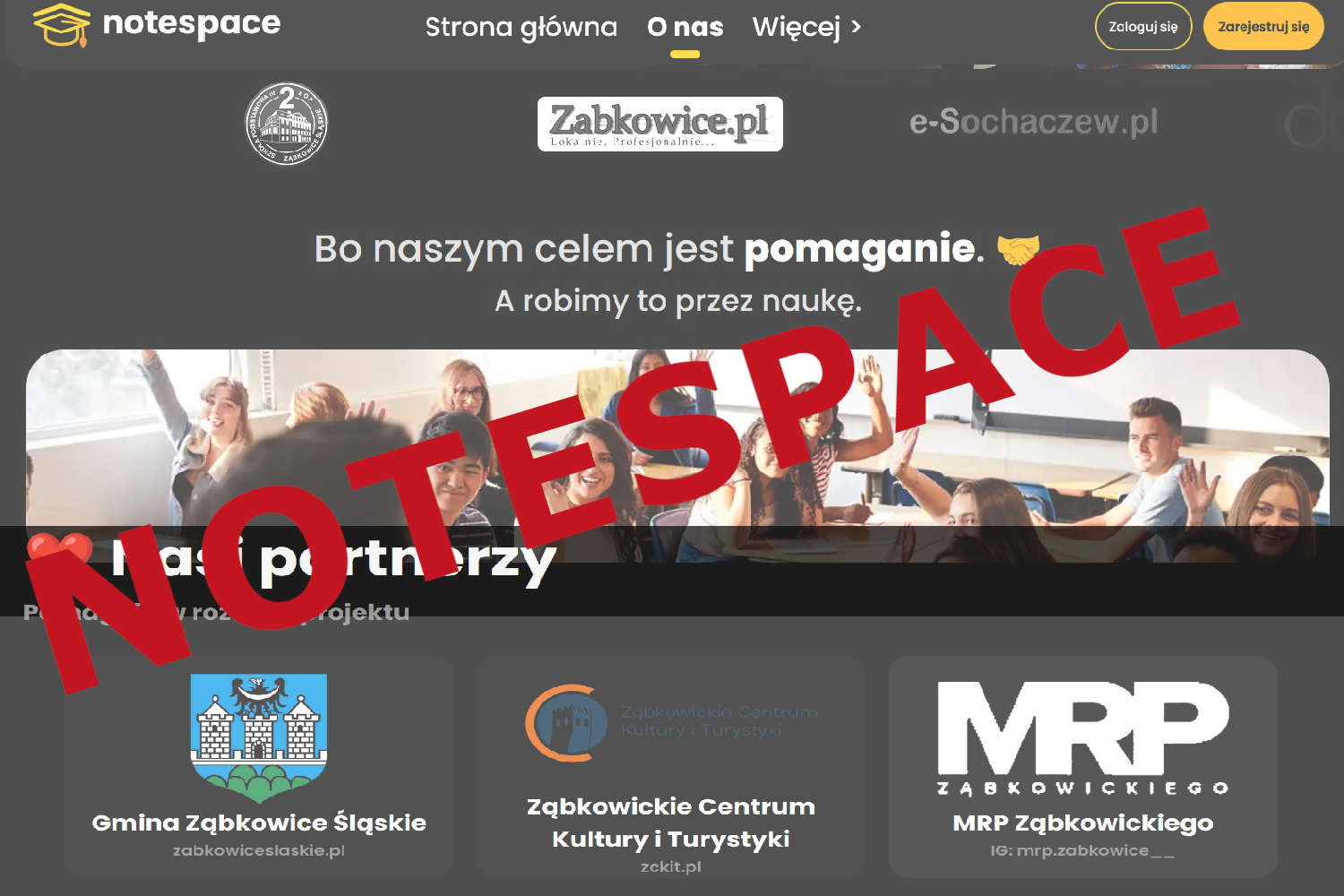 NOTESPACE czyli pomaganie przez naukę 